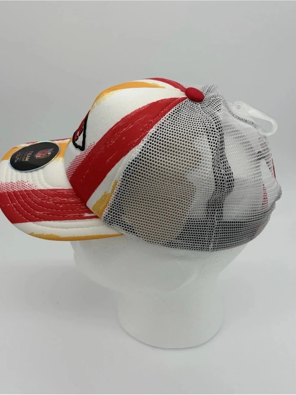 NFL Kansas City Chiefs Youth Hat in Red, Gold & White